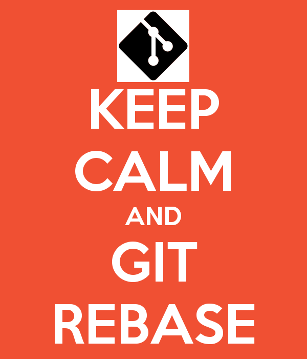 keep calm and git rebase